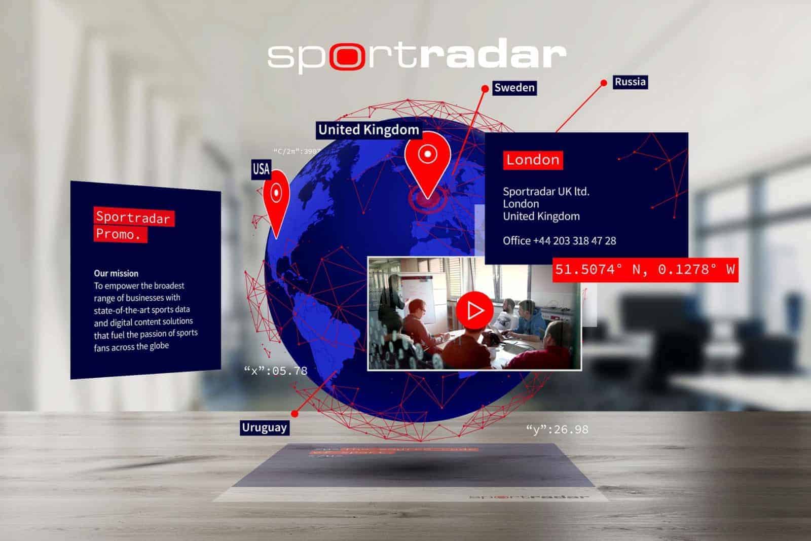 Sportradar：全球體育數據和運動博弈的解決方案的領導者。